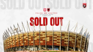 Shiten të gjitha biletat e vëna në dispozicion për tifozët shqiptarë për sfidën Poloni – Shqipëri